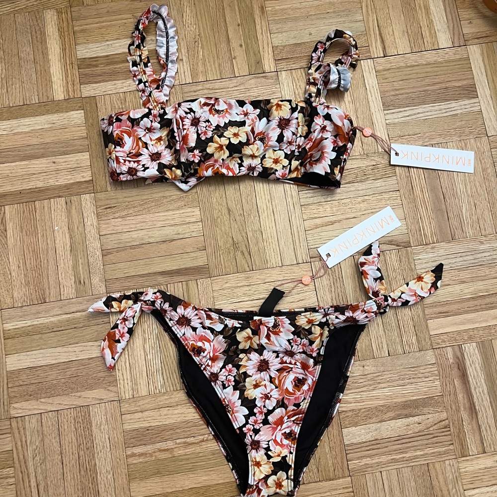 Minkpink floral bikini set